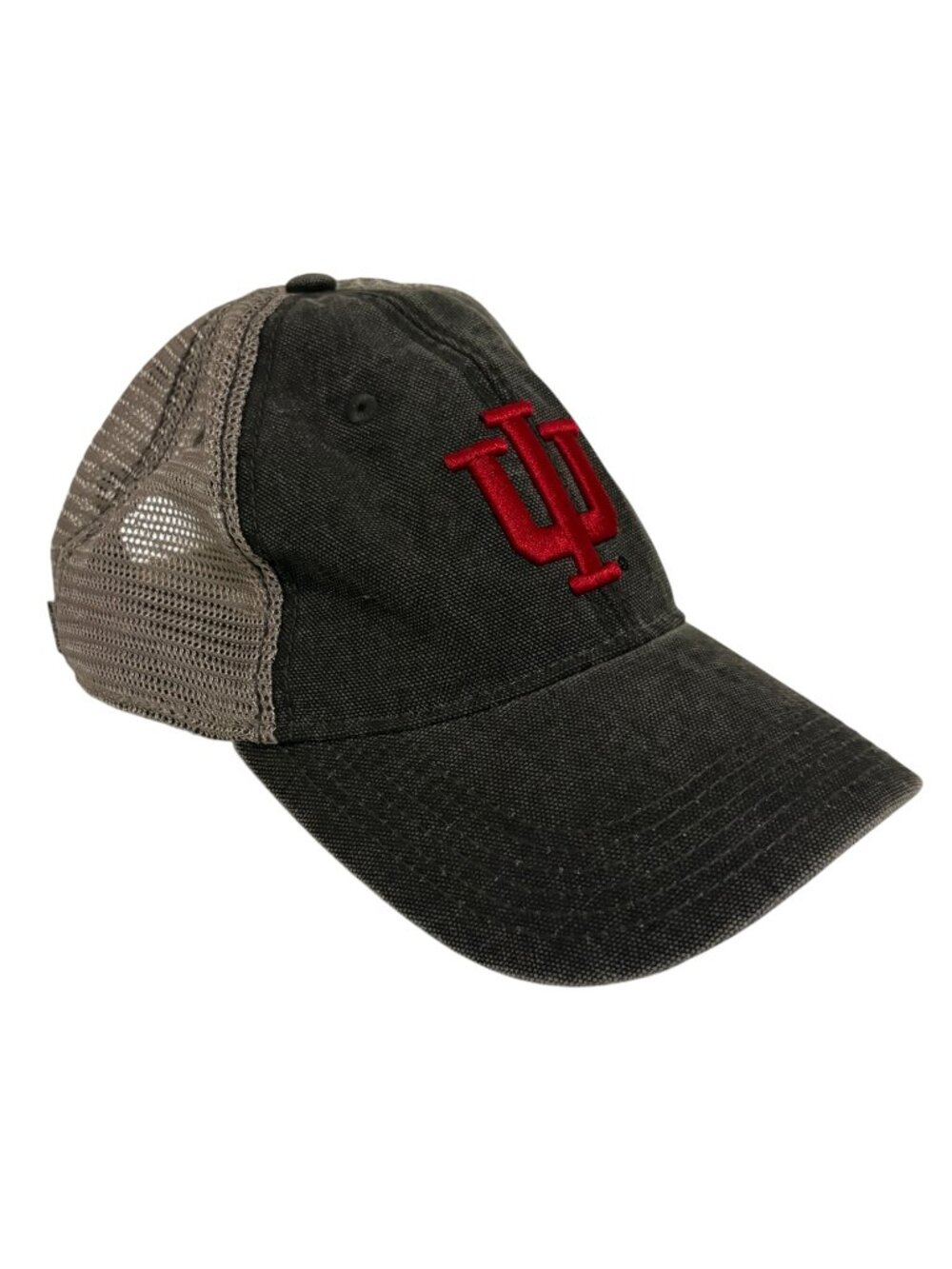 Indiana Hoosiers Legacy Brand Charcoal Color Trucker Hat Mesh Adjustable
